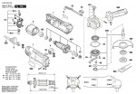 Bosch 3 603 CA2 404 Pws Universal+ Angle Grinder 230 V / Eu Spare Parts